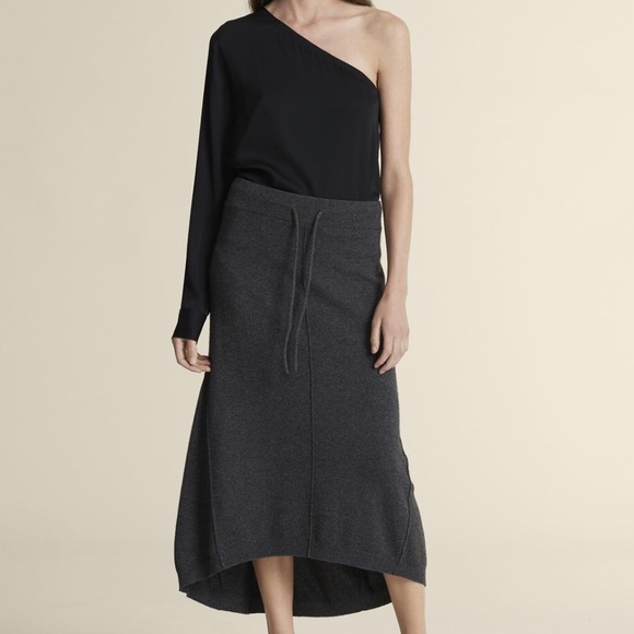 Dkny Dresses & Skirts - ❌SOLD❌DKNY Womens Cashmere Hight - Low Midi Skirt